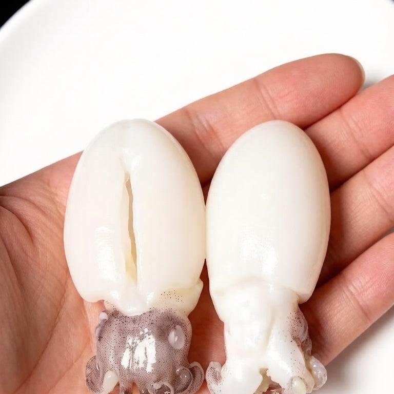 Cleaned Jumbo Baby Cuttlefish