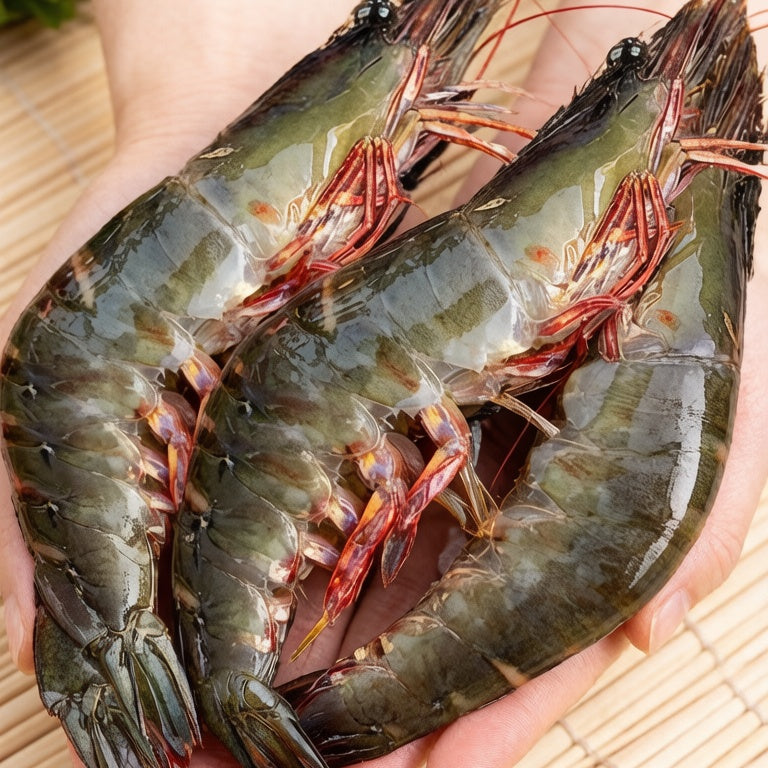 Qingdao Black Tiger Prawns Deveined