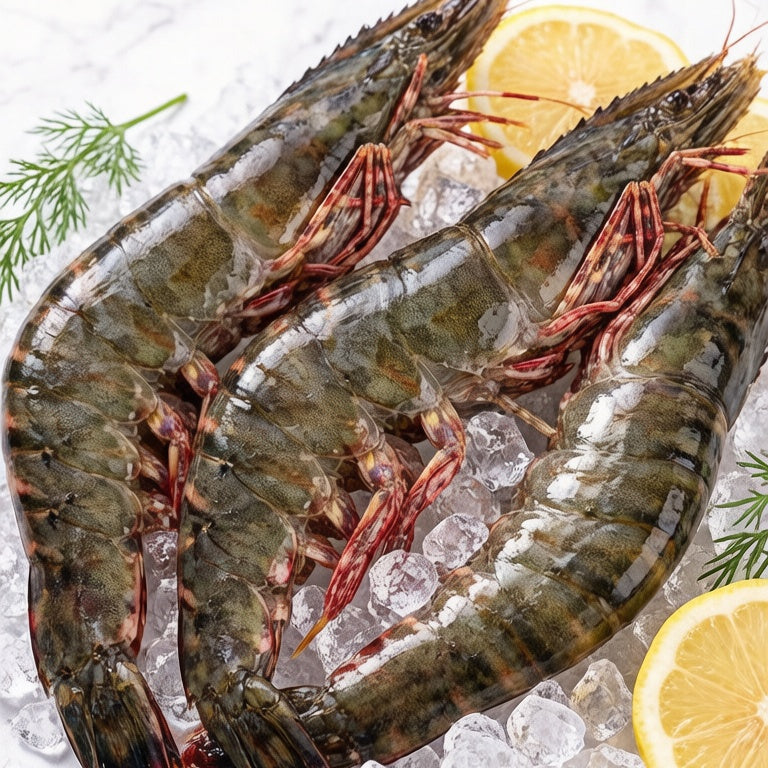 Qingdao Black Tiger Prawns Deveined
