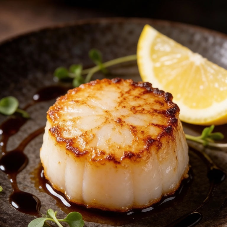 Roe-On Frozen Scallop Meat